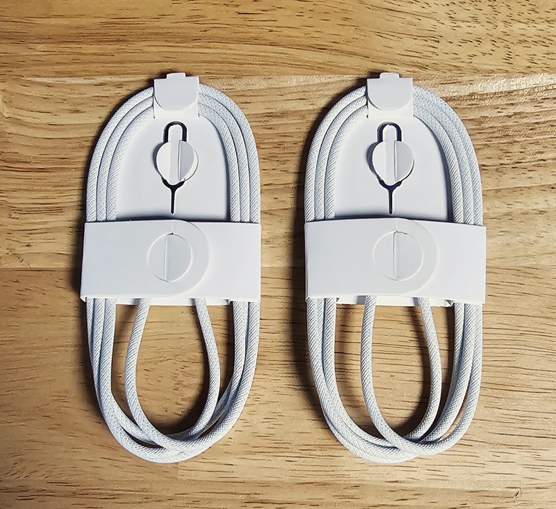 2x OEM iPhone 15 & 16 Pro Max Fast Charging USB Type-C Cables Original Woven