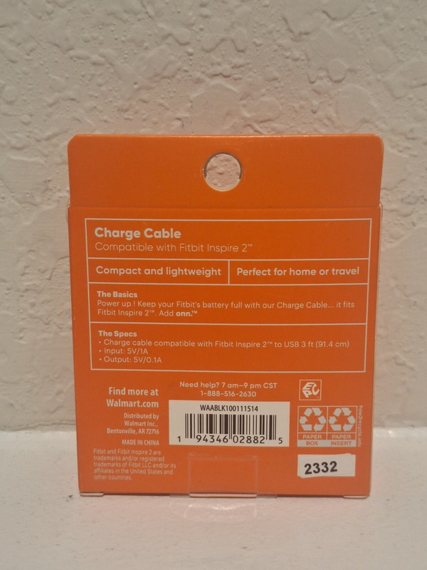 NEW Add Onn Charge Cable Compatible With Fitbit Inspire 2 gallery
