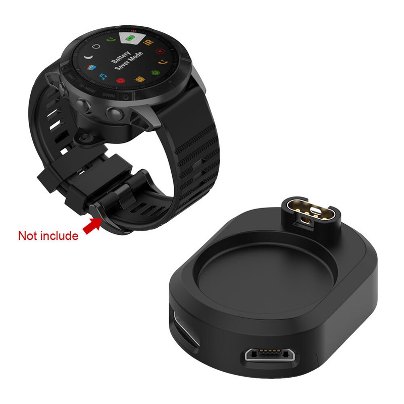 2 in 1 Type C/Micro Dock Watch Charger Adapter,For Garmin Fenix 7 7X 7S 965 265