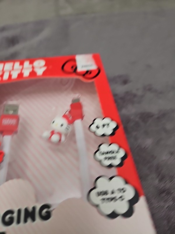 Hello Kitty 6 Foot Charging Cable, USB A to Type C gallery