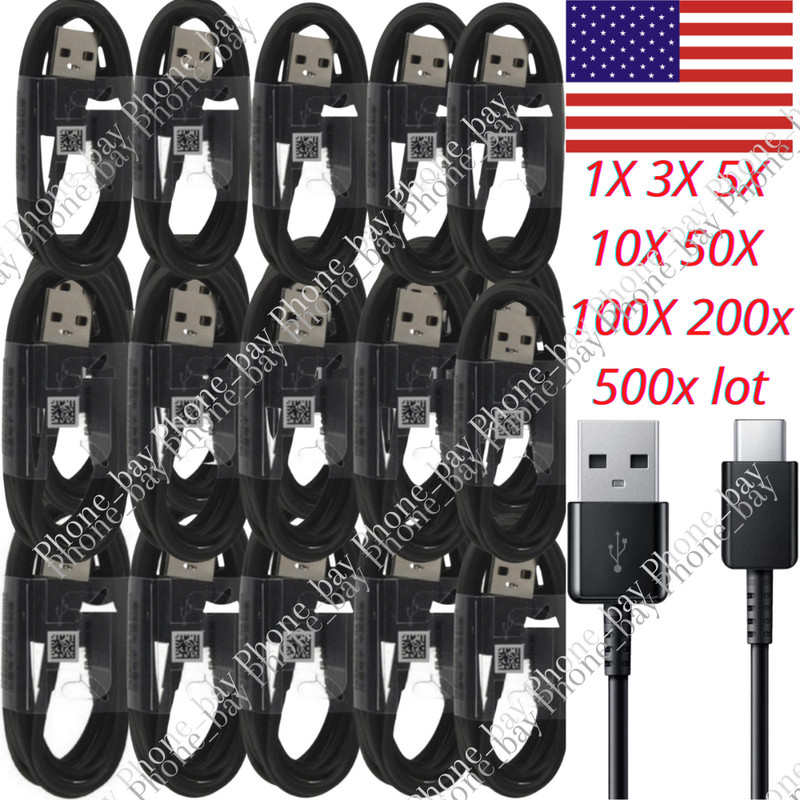 LOT USB C Type C Fast Data Charging Cable For Samsung LG Phones Tablets Android