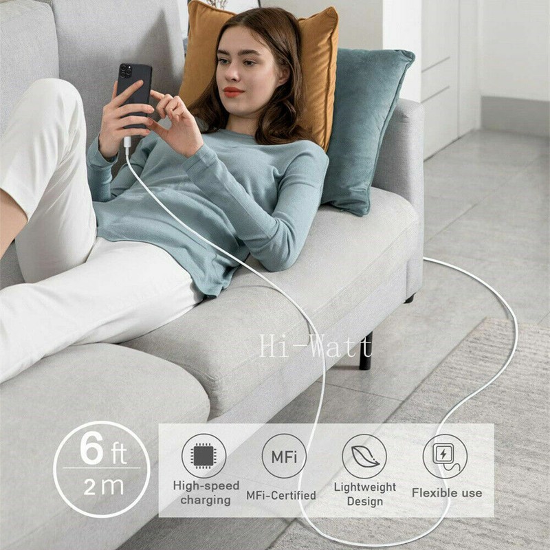 3-Pack 20W USB C Cable PD TYPE C Fast Charger Adapter For iPhone 14 13 11 12 Lot gallery