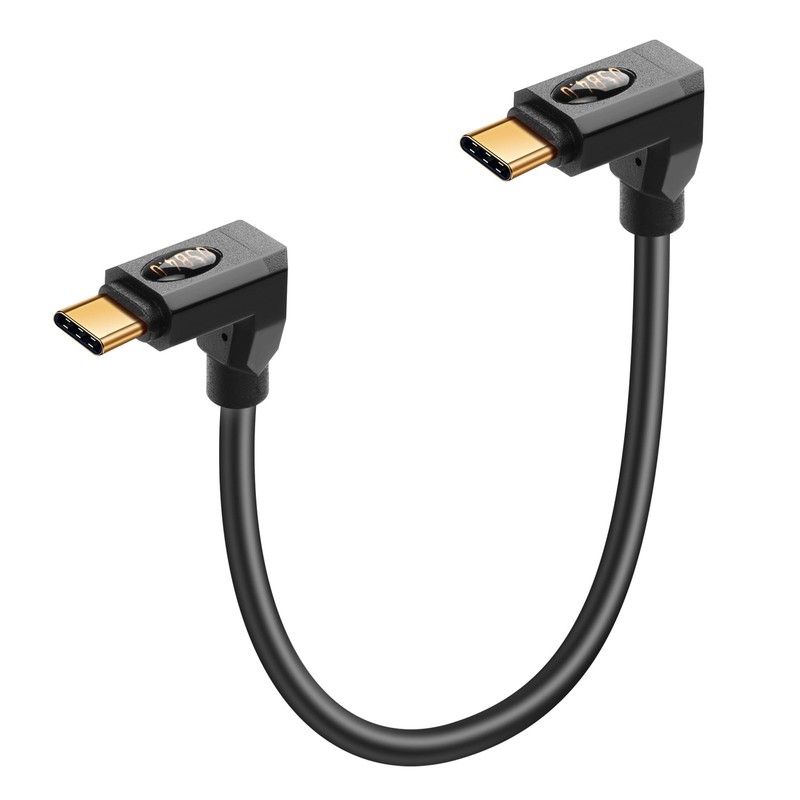 90-Degree 240W USB 4.0 C Fast Charging Cable 40Gbps 8K@60Hz Video Output