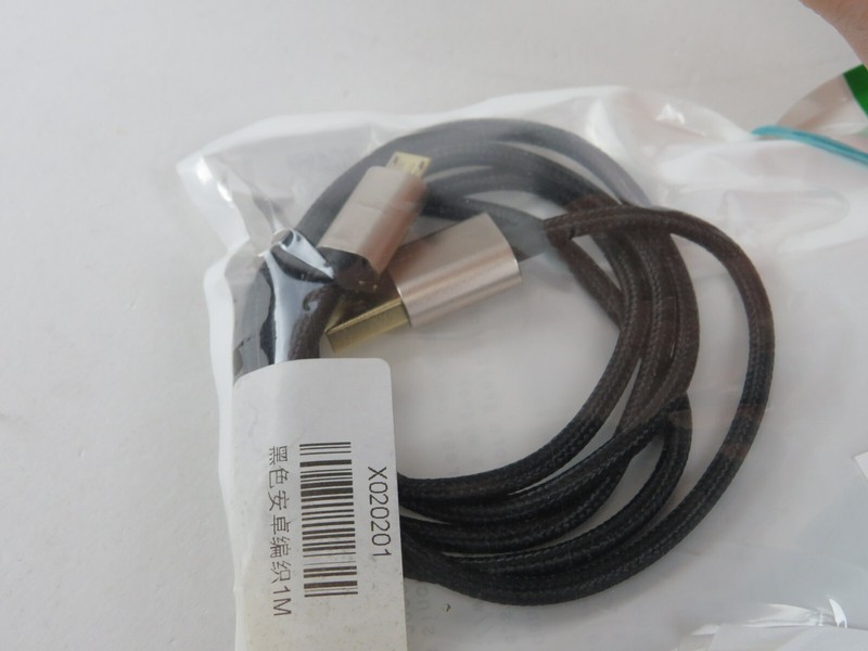 MyGeek Micro USB Cable - Nylon Braided, Black, 3.2ft gallery
