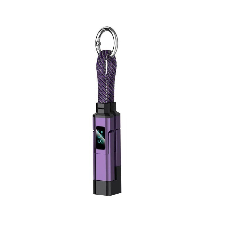 Super Fast Charging 4 in 1 Keychain Data Cable Smart Digital Display All Models gallery