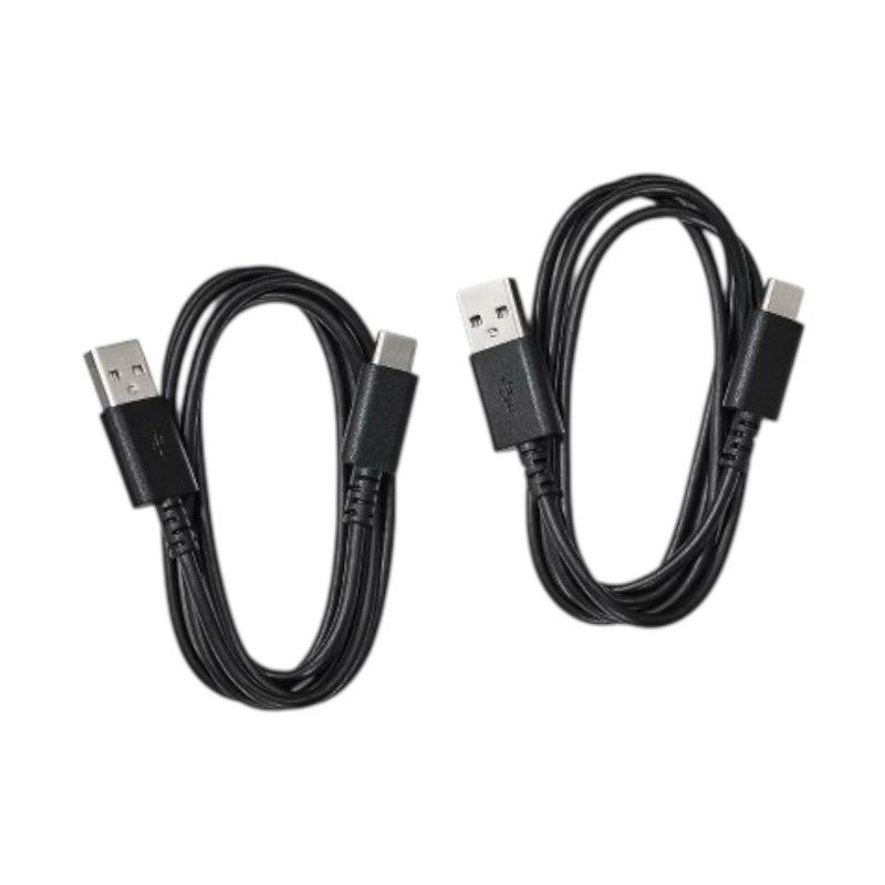 Deal Worthy USB-A to USB-C Charging Cable 2 Pack 3ft New