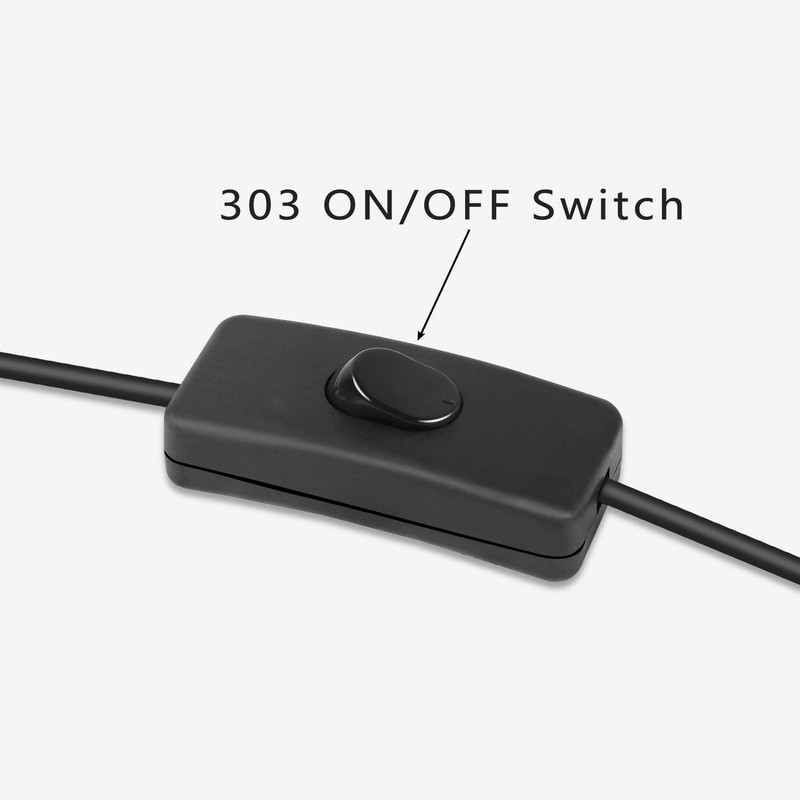 PNGKNYOCN USB Cable with On/Off Switch,2 Pack 3FT 90 Degree Left & Right Angl... gallery