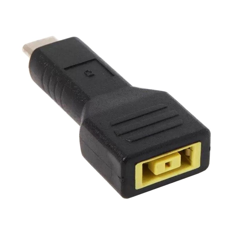 Male USB C port to Thinkpads PD45W Square Plug Charging Converter Adapter