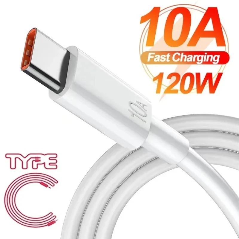 120W 10A USB-C to USB-C Fast Charging Cable Data Sync Cord gallery