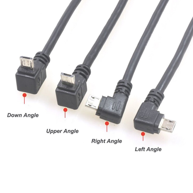 Micro USB Extension Cable With Panel Mount Female to Male Charger Lead 30cm 50cm gallery