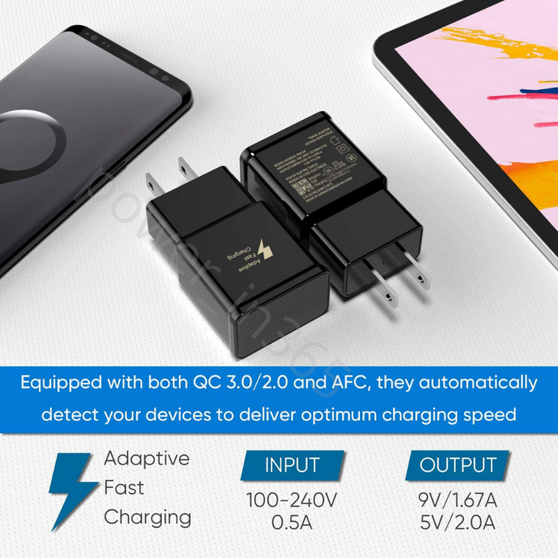 For Android Samsung Google USB Power Adapter Fast Wall Charger Plug Adaptive Lot gallery