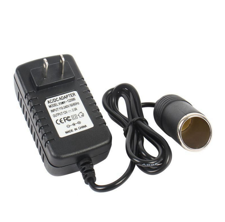 2pcs 24W 12V 2A power adapter vehicle to household recorder on-board fan gallery