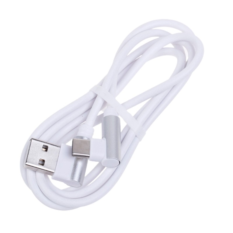 Type C USB Cable With Side Angle Plugs 90 Degree Angled For Fast Connection