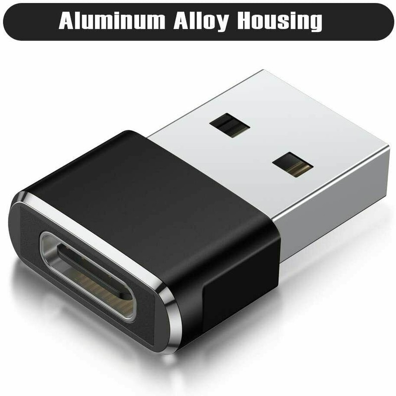 3 PACK USB C 3.1 Type C Female to USB 3.0 Type A Male Port Converter Adapter BLK gallery