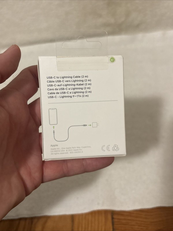 Authentic Apple USB-C to Lightning Rapid Charging Cable NEW IN BOX FREE SHIP gallery