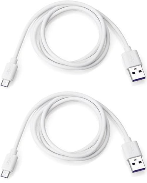 USB to Micro USB Cable 3ft Charging Cord White 2-Pack gallery