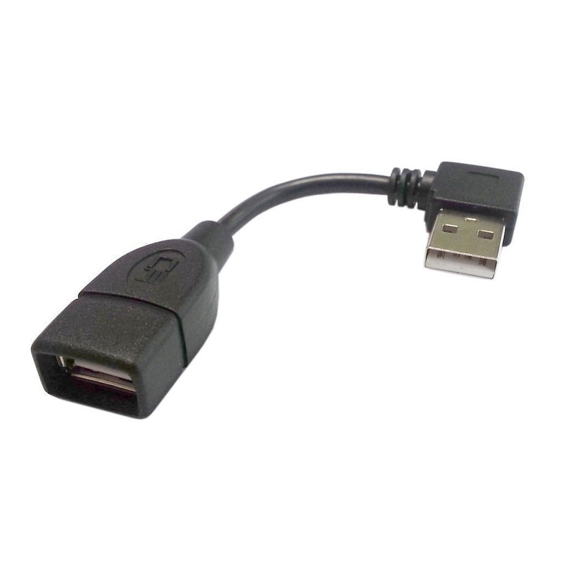 480Mbps USB Right Angled 90 D A type male to Female extension cable 10cm gallery