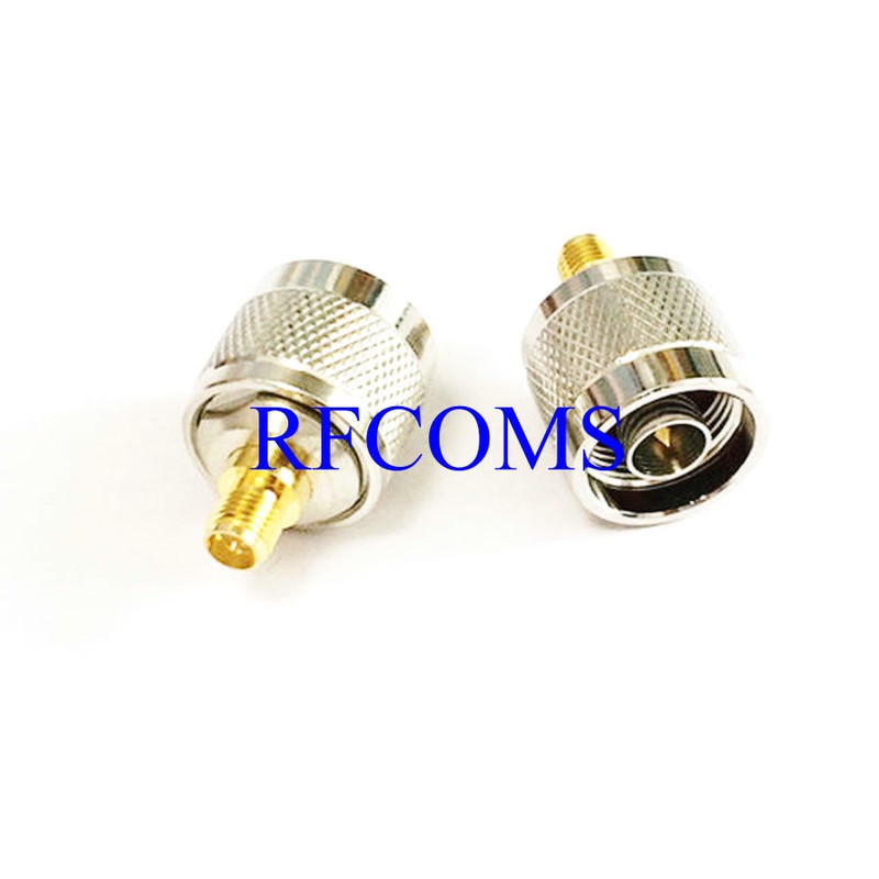 N male female to SMA RPSMA male female adapter straight adaptor DC~6GHz 2PCS gallery