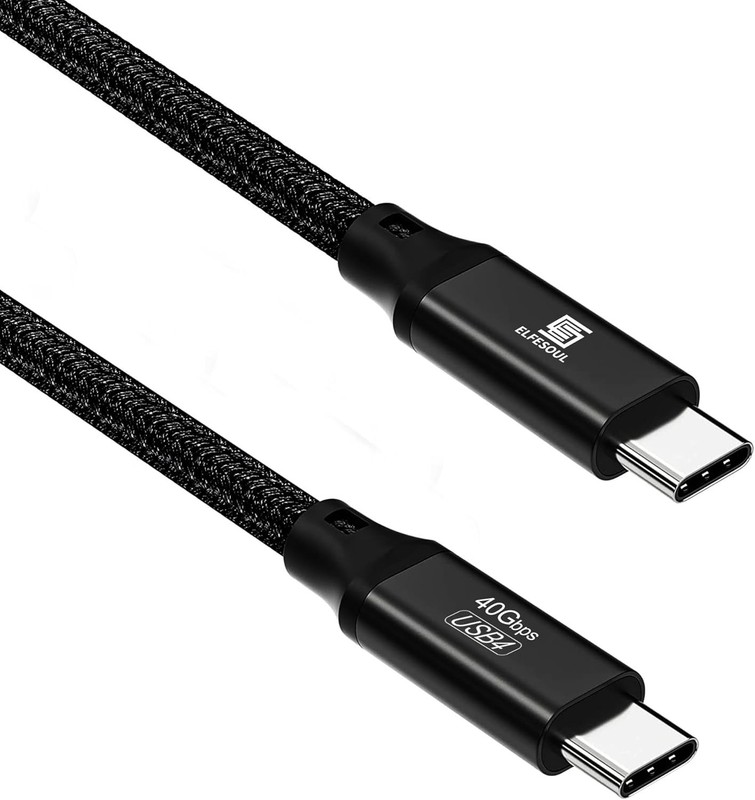 USB C to C Cable 6.6ft 8K HD 40Gbps Data 240W Fast Charging for Laptops gallery