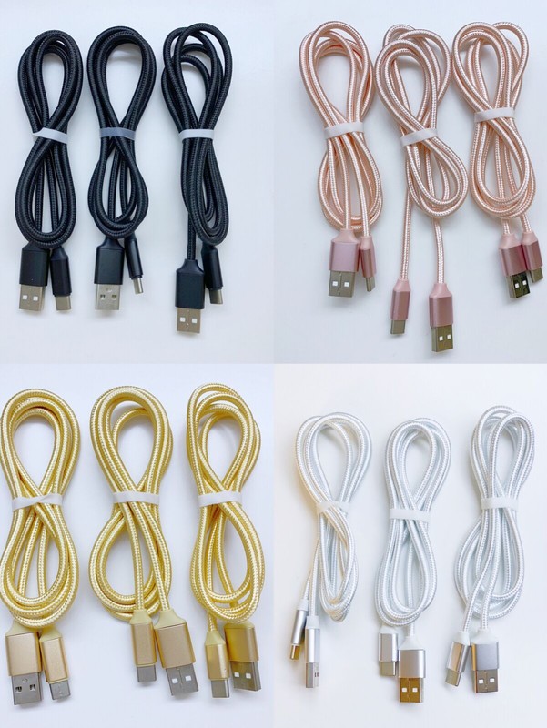 3-Pack 3ft Micro USB Charger Fast Charging Cable Cord For Samsung Android Phone