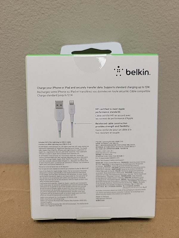 Original Belkin BOOST↑CHARGE MFi-Certified Lightning to USB-A 1M / 3.3FT Cable gallery