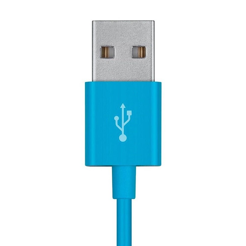 6FT Blue USB A 2.0 to USB Micro-B Charge Sync Data Cable PC Notebook Smartphone gallery