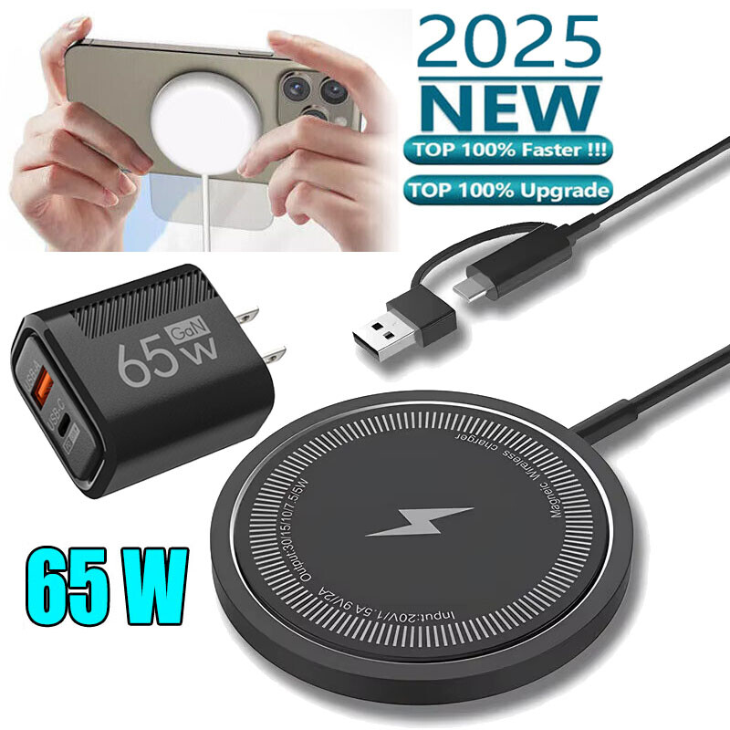 Magsafe Charger For iPhone 17 16 15 14 13 Pro Max Magnetic Fast Wireless Charger gallery