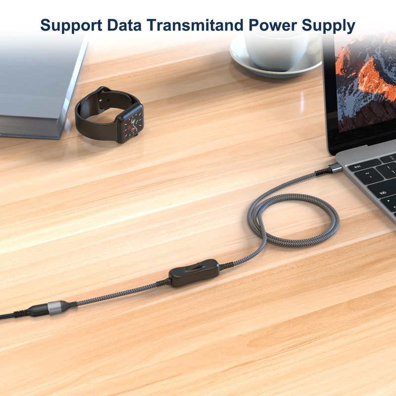 USB Extension Cable with On/Off Switch 10ft Male to Female Power Cord gallery