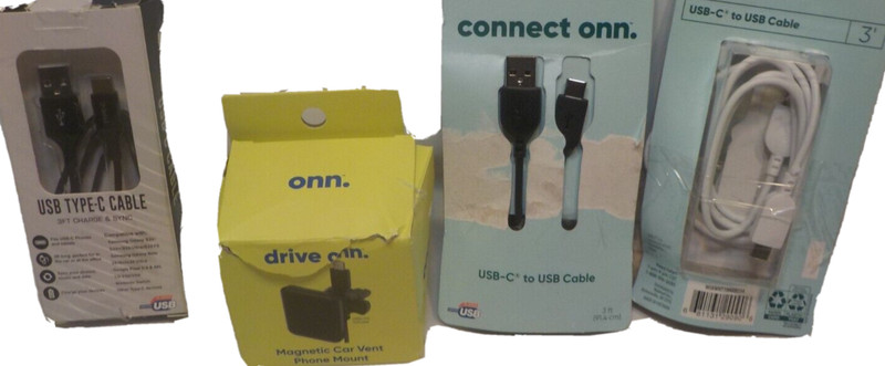 3 USB-C Type-C Charging Cable USB-C 3ft with vent magnetic phone mount