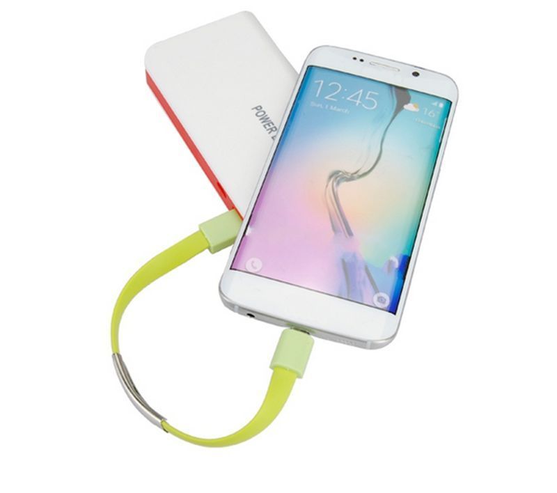 8 Pin/Micro USB To USB Cable Bracelet Charger Data Sync Cord For Samsung iPhone6 gallery