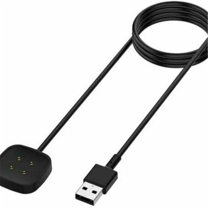 Compatible For Fitbit Sense Charger Portable USB Charging Cable 30cm 2 Pack gallery