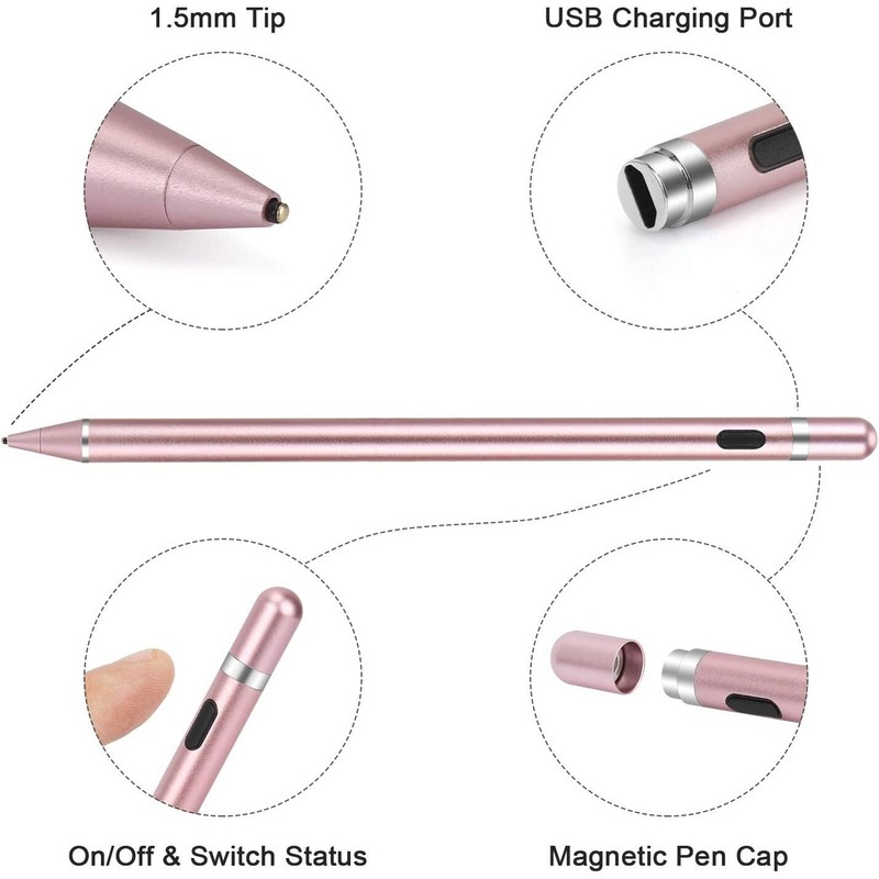 Digital Active Stylus Pen Capacitive Touch Rechargeable for Tablets gallery
