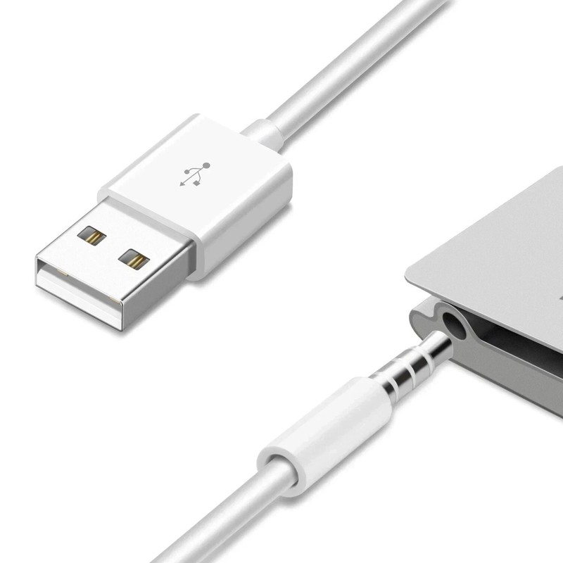 USB Charger Data SYNC Cable for Apple iPod Shuffle 3rd 4th 5th 6th 7th Gen 3.5mm gallery