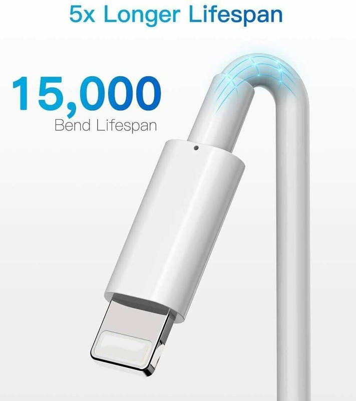 3PACK USB Data Fast Charger Cable For Apple iPhone 5 6 S 7 8 Plus X 11 12 iPod gallery