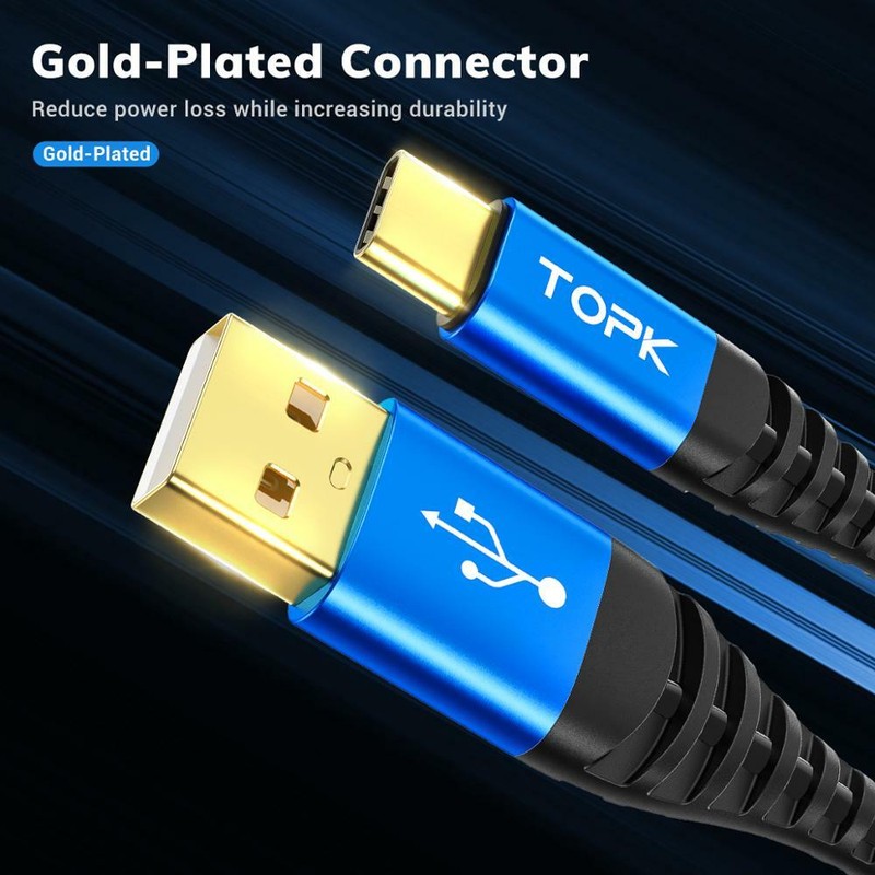 Long USB Type A to USB Type C Cable for PS5 / Xbox Series X Controller 1m 2m 3m gallery
