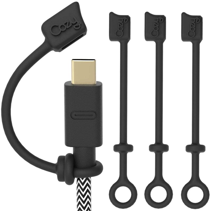 [4-Piece] USB Caps for USB C Cable – Tether/Cap Provides Dust and Oxidation P…