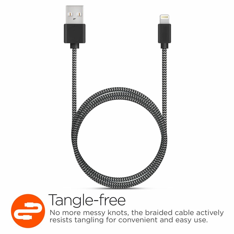 Original Verizon Braided micro-USB Charge Data Cable w/LED for Samsung LG Note gallery