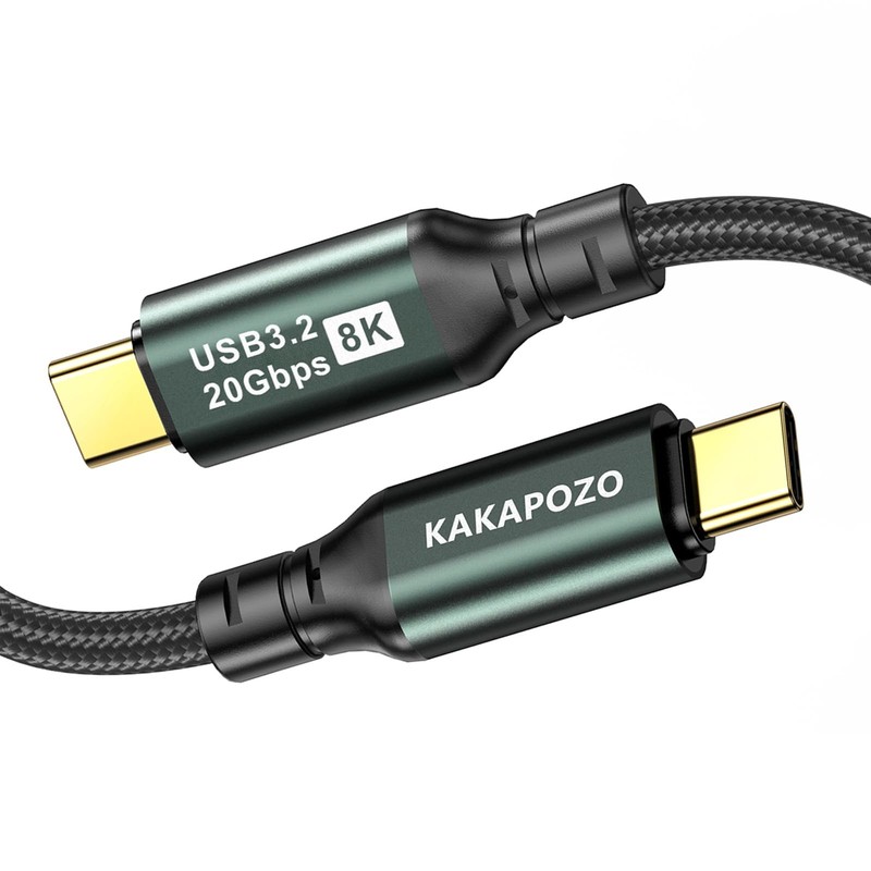 USB C Monitor Cable 6.6FT-8K@60Hz USB-C Video Cable-100W PD Fast Charging-USB…