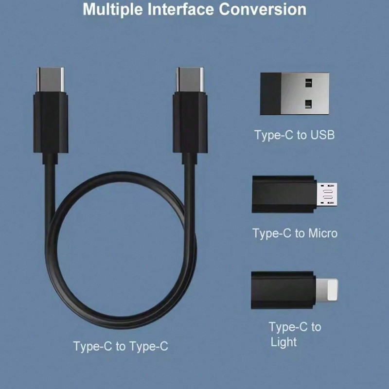USB Adapter Kit with Universal Multi Charging Cables Holder Stand Storage Case gallery