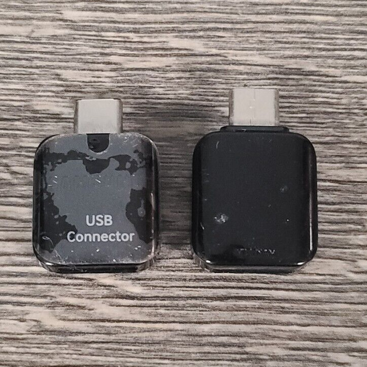 Original Samsung USB-C OTG Connector USB Type C to A Converter Adapter Lot of 2