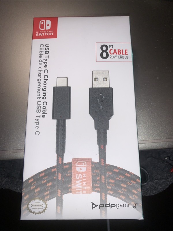 Nintendo Switch Usb Type C Charging Cable Pdp Gaming