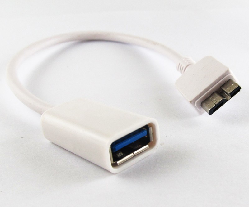 4x USB White 3.0 OTG Host Flash Disk Cable for Samsung Galaxy Note 3 N9000 N9005 gallery