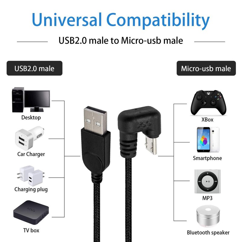 Micro Usb Cable Micro Usb To Usb 2.0 Cable 180 Degree U Shaped Micro Usb Cable A gallery