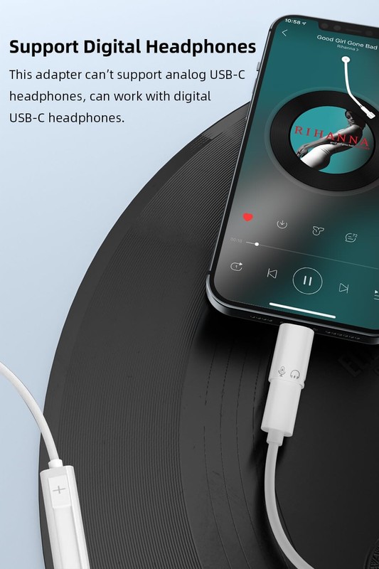 5.8 USB Type C Female to iOS Male Adapter For iPhone 14/13/12/11/XR/XS/SE 3 Lot gallery