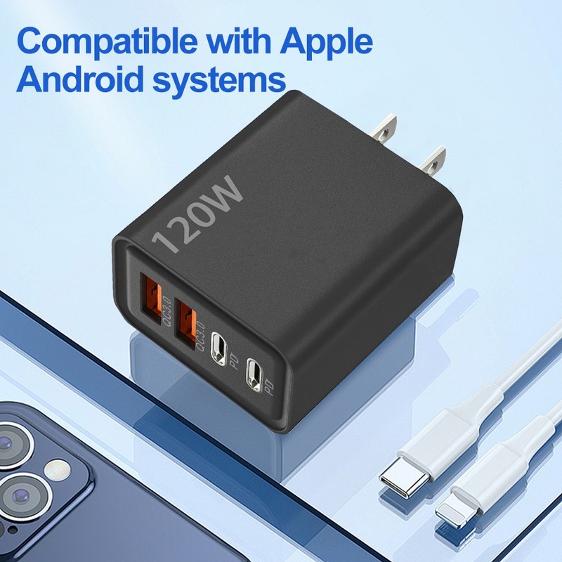 120W Fast Charging Block Type C Wall Charger For Google Pixel 10 9 Pro XL 8 7 6a gallery