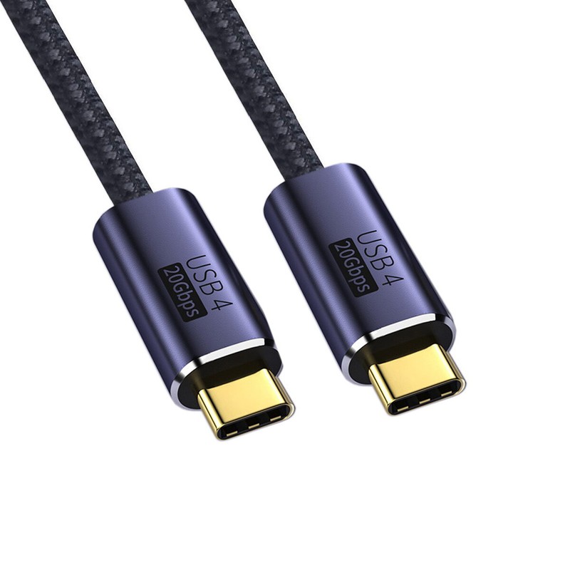 Cablecy With 100W Charging USB4 Cable 20Gbps Compatible with Thunderbolt3/4 gallery