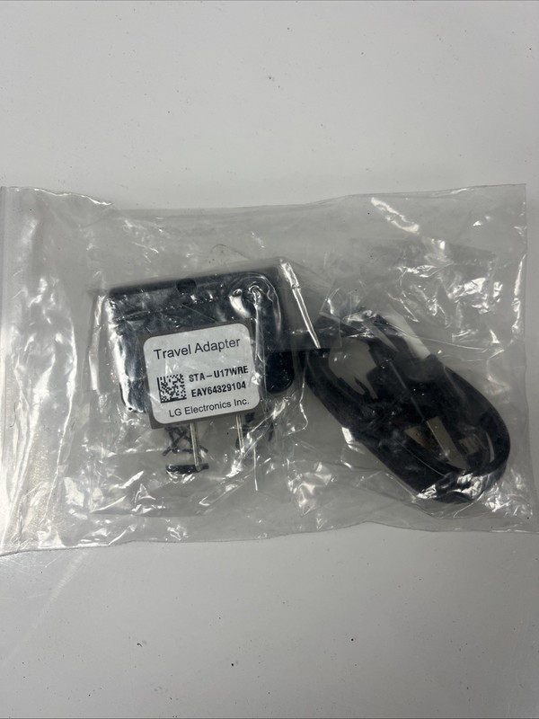 LG (STA-U17WRE) 5V 0.7A Travel Adapter for USB Devices - Black gallery