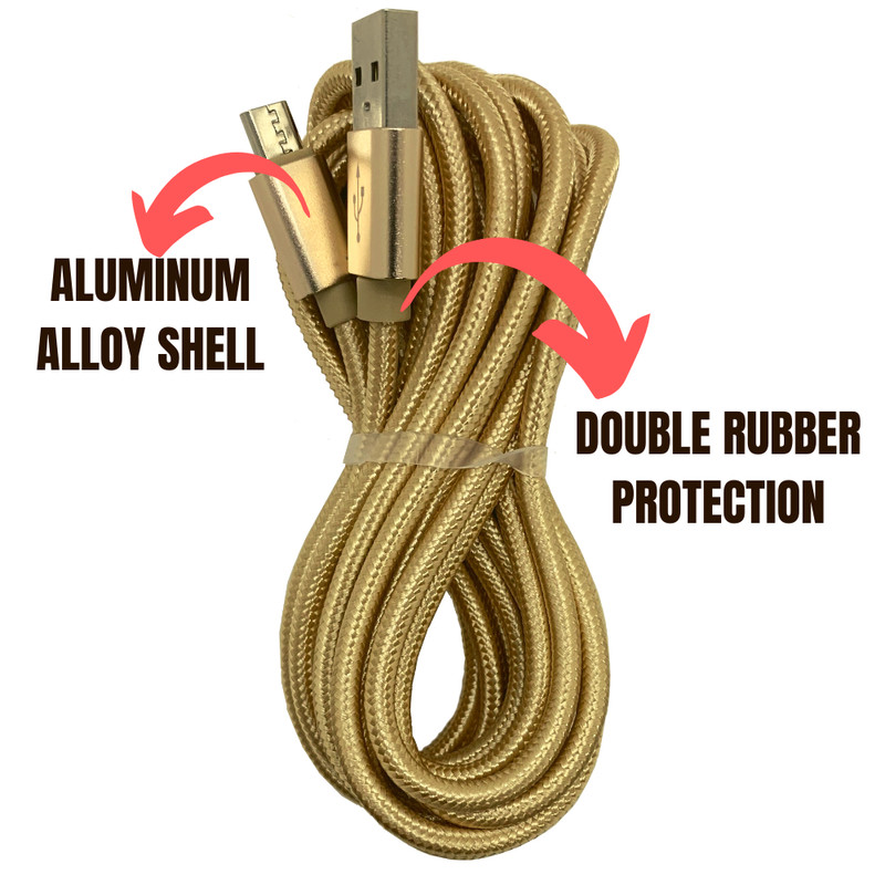 10Ft Micro USB Fast Charger Cable Heavy Duty Charging Cord For Android Phone LG gallery