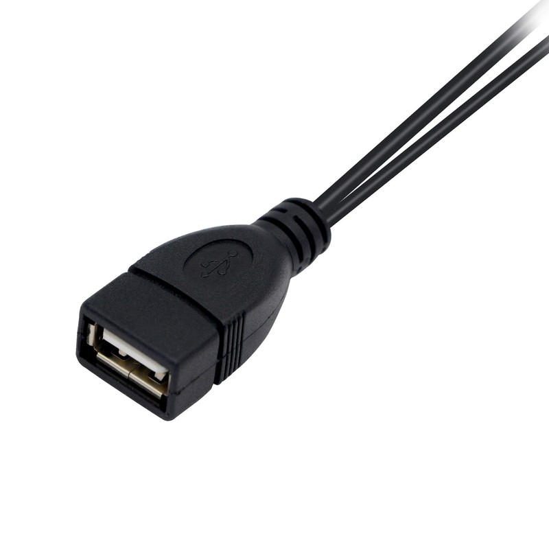 3.2 Feet USB Splitter Cable, 2.0A Female to Dual A Male Y Hub Adapter Cable Y... gallery