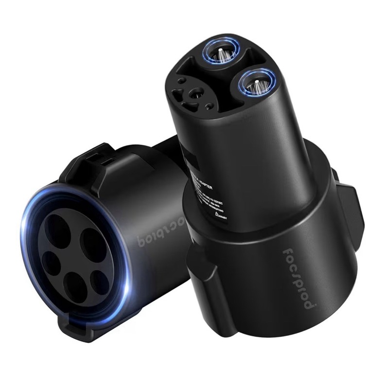 FOCSPROD J1772 to Tesla Charger Adapter, Max 80A 250V Fast Charging J1772 to ... gallery